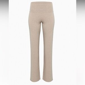 Aritzia TNA Beige Flared Leggings